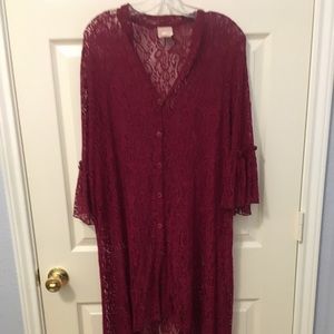 High low lace dress